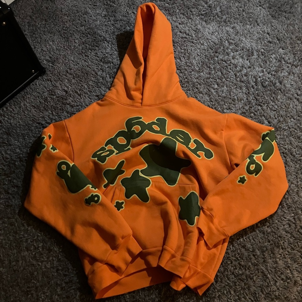 Beluga orange SP5DER hoodie